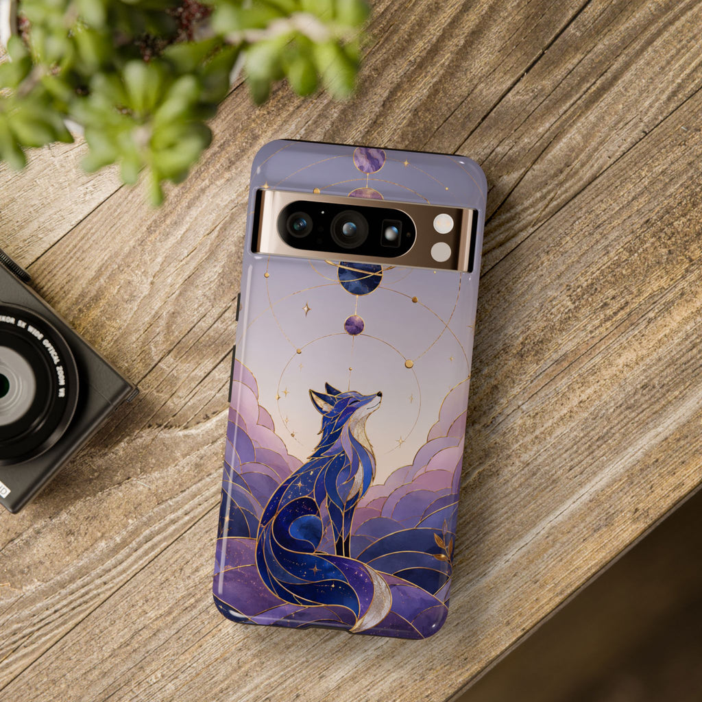 Celestial Fox Google Pixel Phone Case | Moon Fox Phone Case