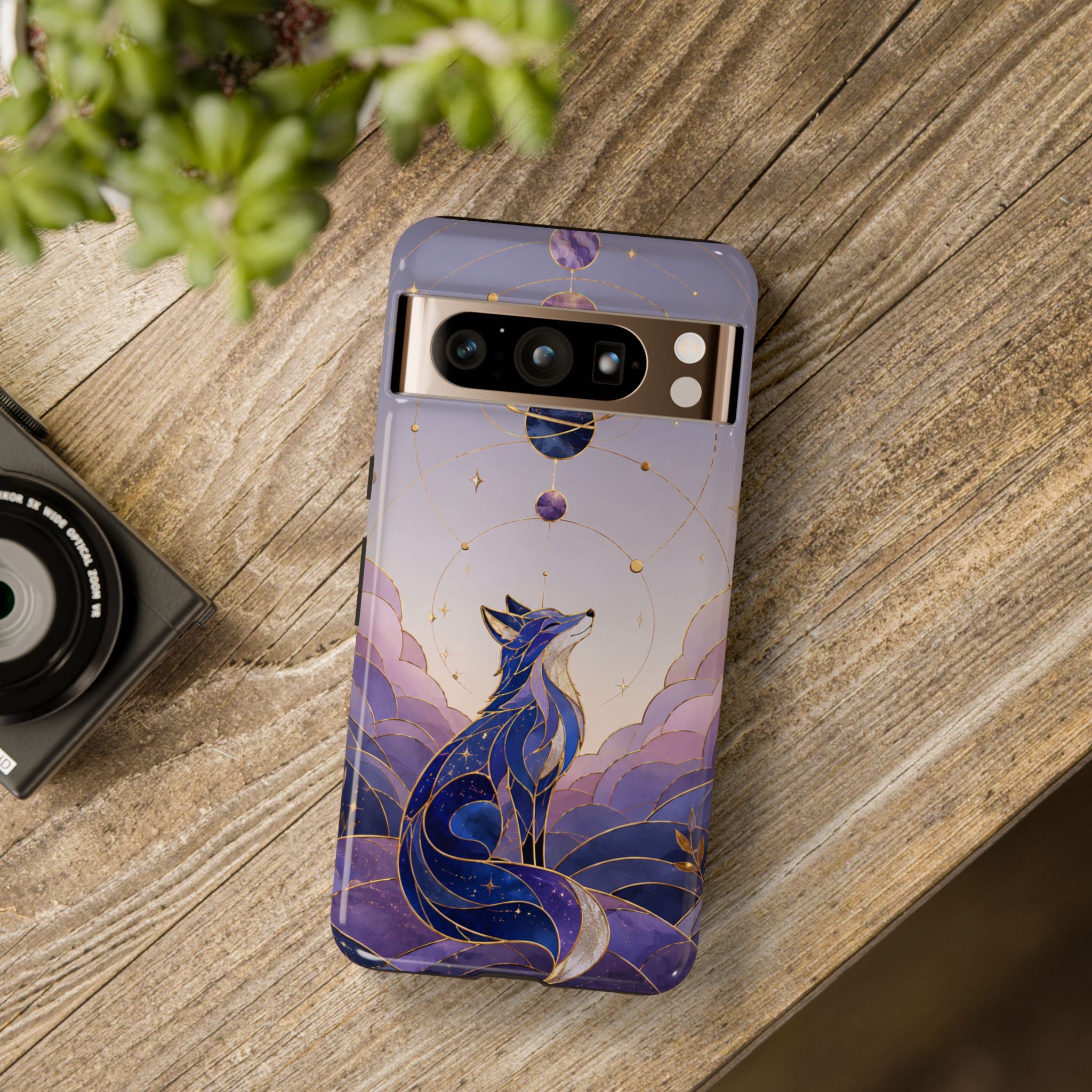Celestial Fox Google Pixel Phone Case | Moon Fox Phone Case
