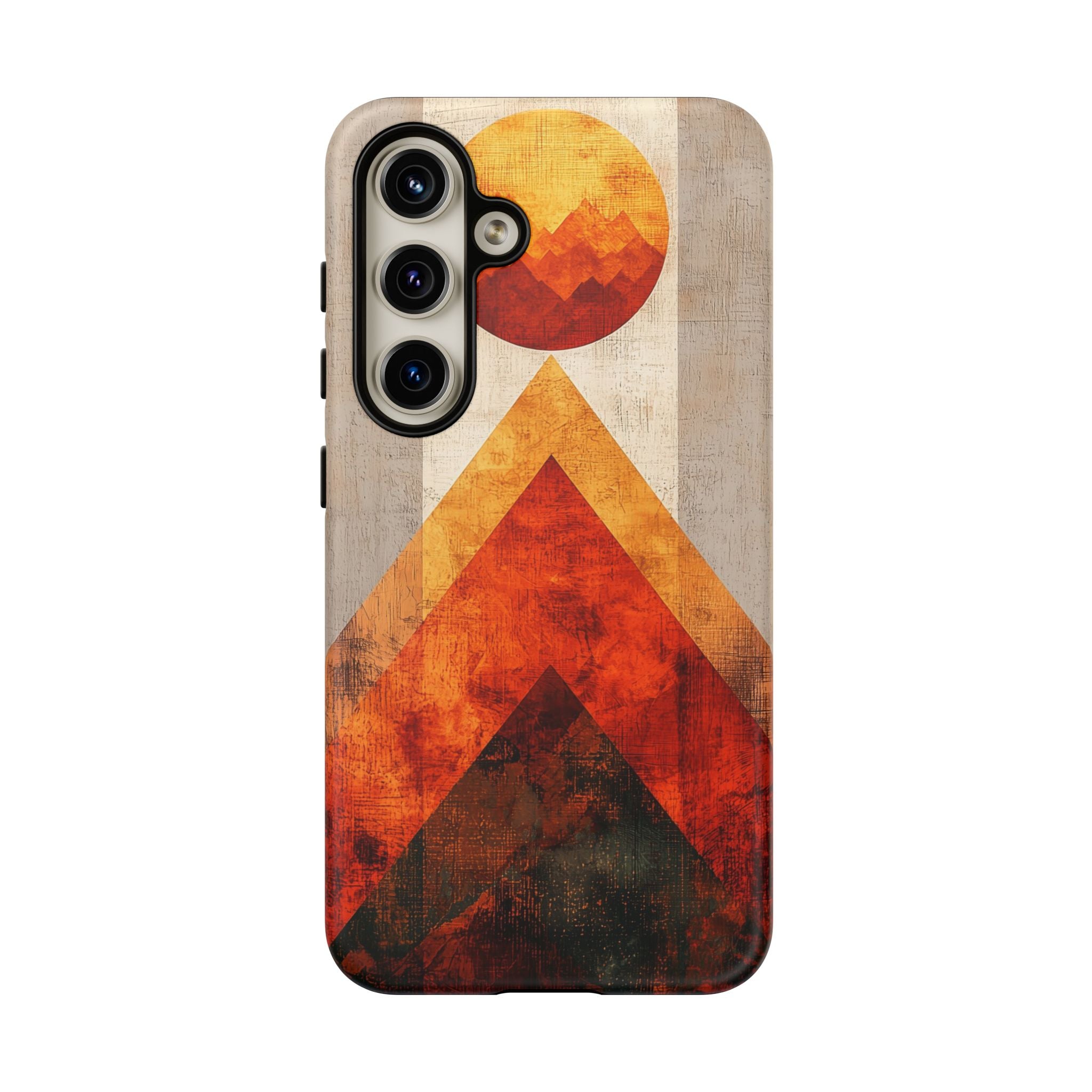 Retro Geometric Sunset Samsung Galaxy Case