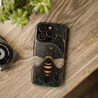 Golden Bee iPhone Case | Vintage Bee Art Cover