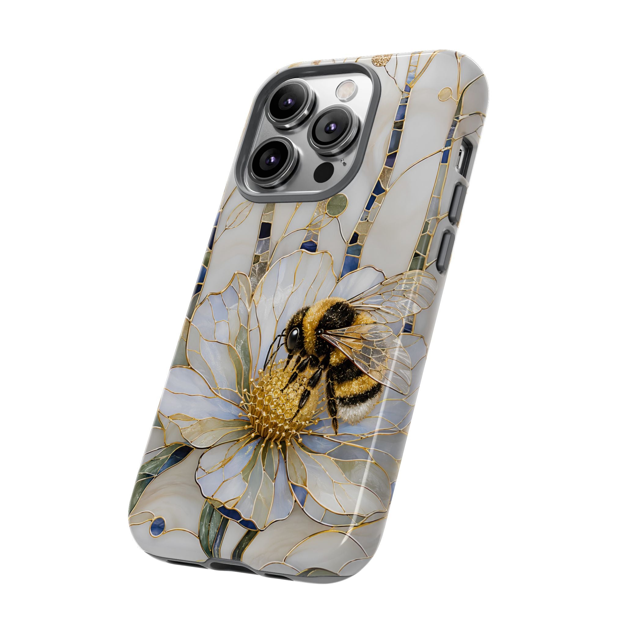 Bumblebee iPhone Case | Stained Glass Bee iPhone Case