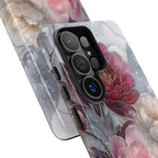 Vintage Floral Samsung Galaxy Phone Case | Peony Flower Phone Case