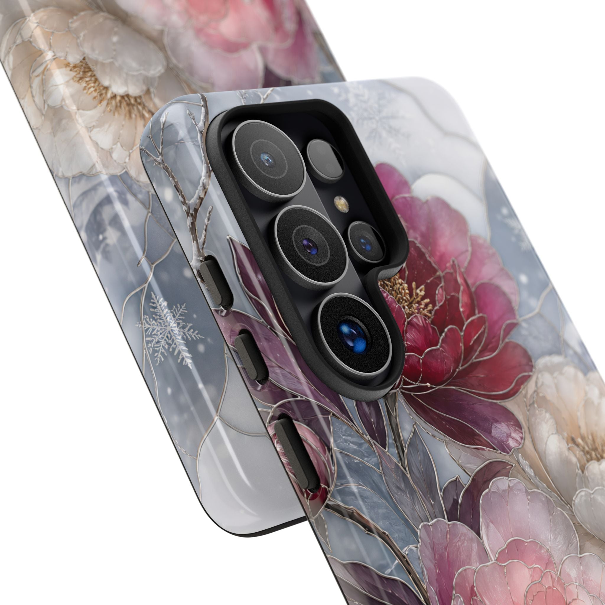 Vintage Floral Samsung Galaxy Phone Case | Peony Flower Phone Case