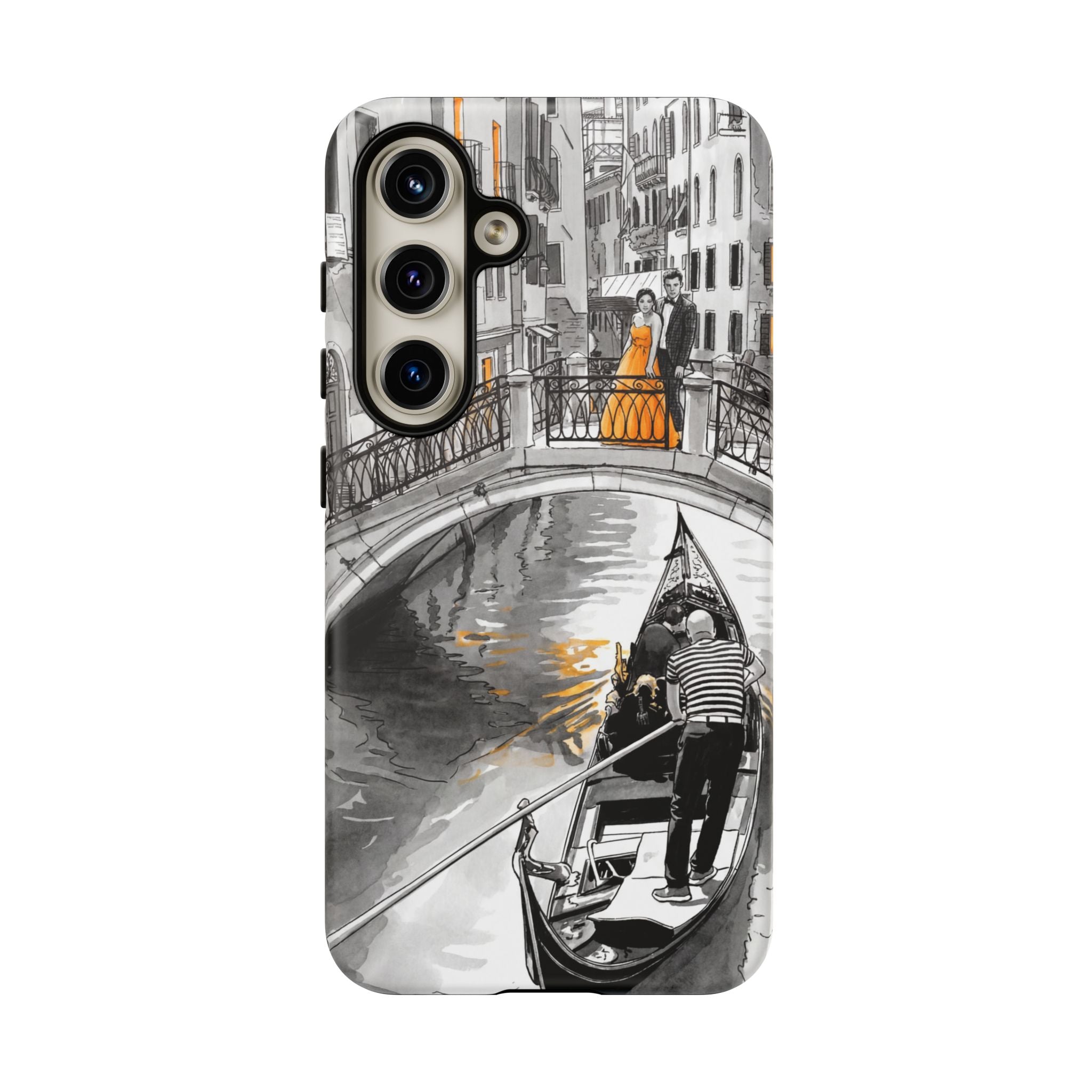 Venice Gondola Samsung Galaxy Case | Romantic Canal Scene Protective Case
