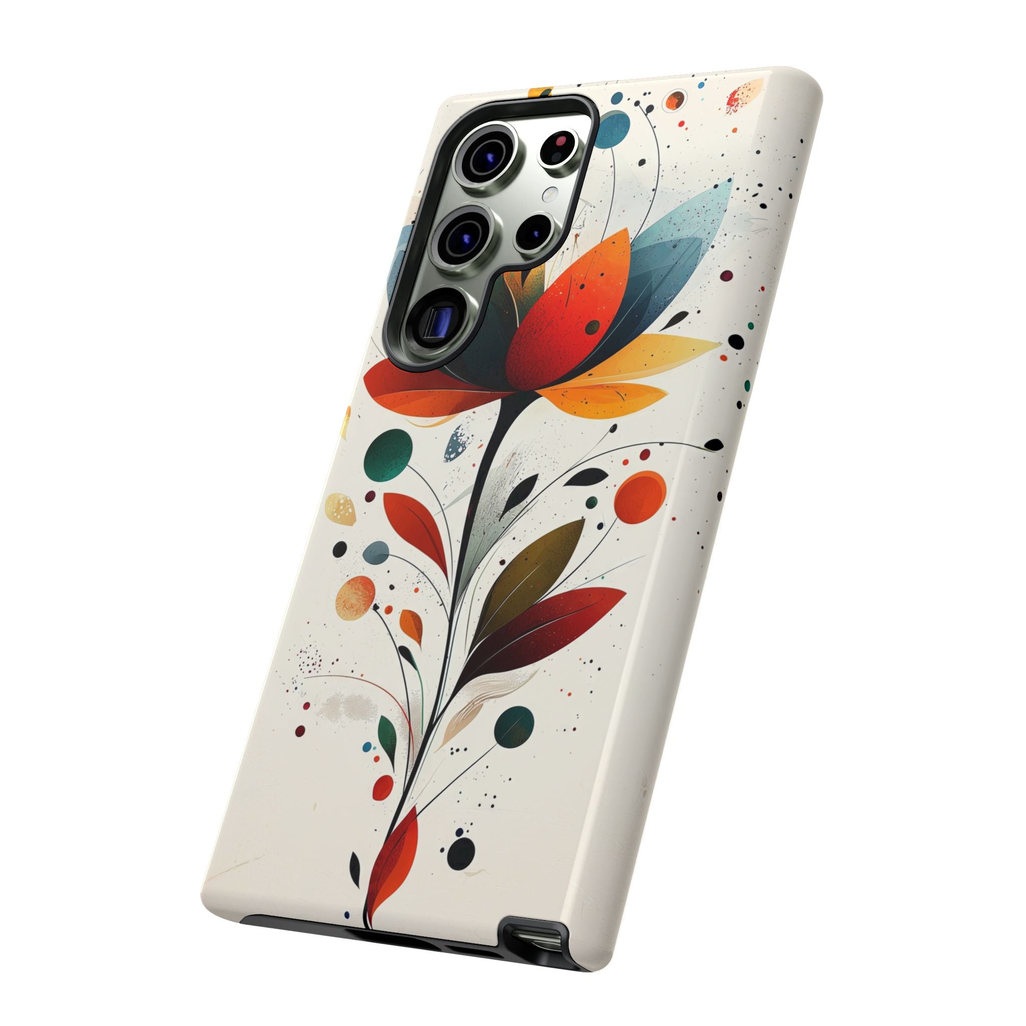 Floral Art Samsung Galaxy Case | Colourful Abstract Bloom