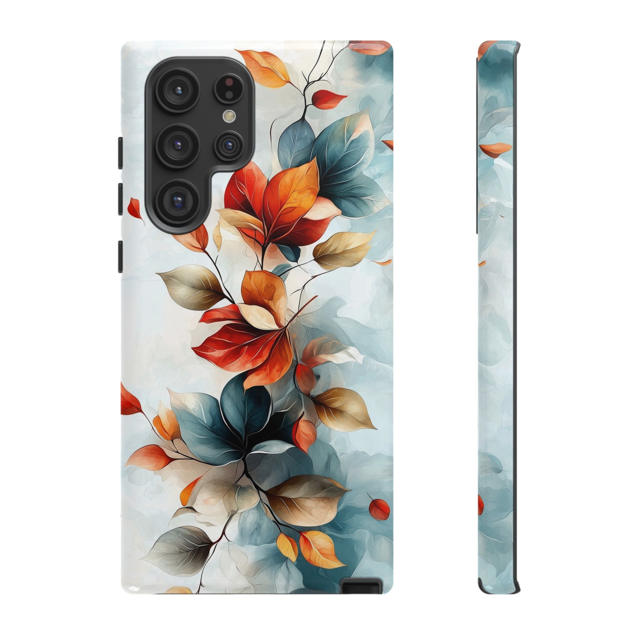 Floral Autumn Leaves Watercolour Tough Samsung Galaxy Case