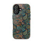 Batik Vibrant Paisley Protective Tough iPhone Case