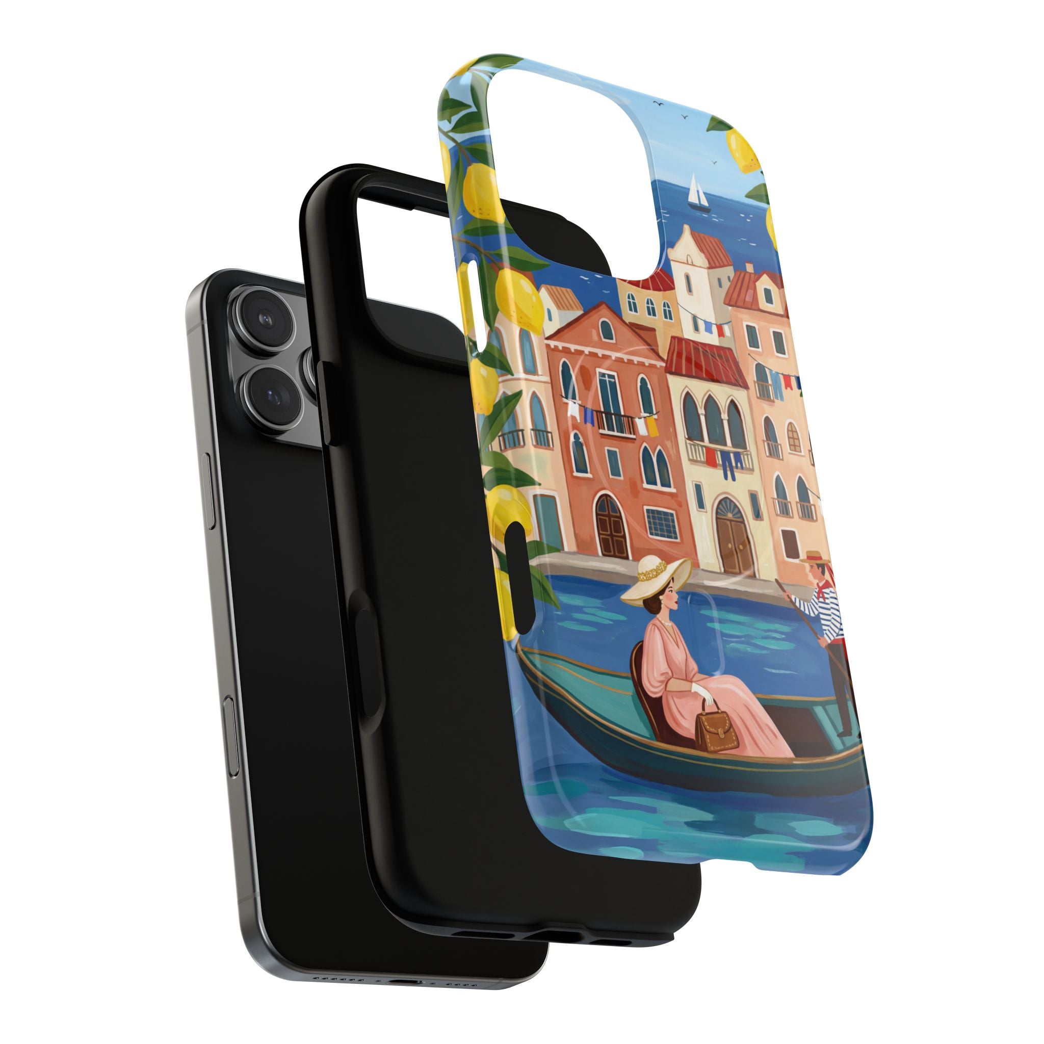 Venetian Gondola MagSafe iPhone Case | Lemon Coast Waterfront Travel