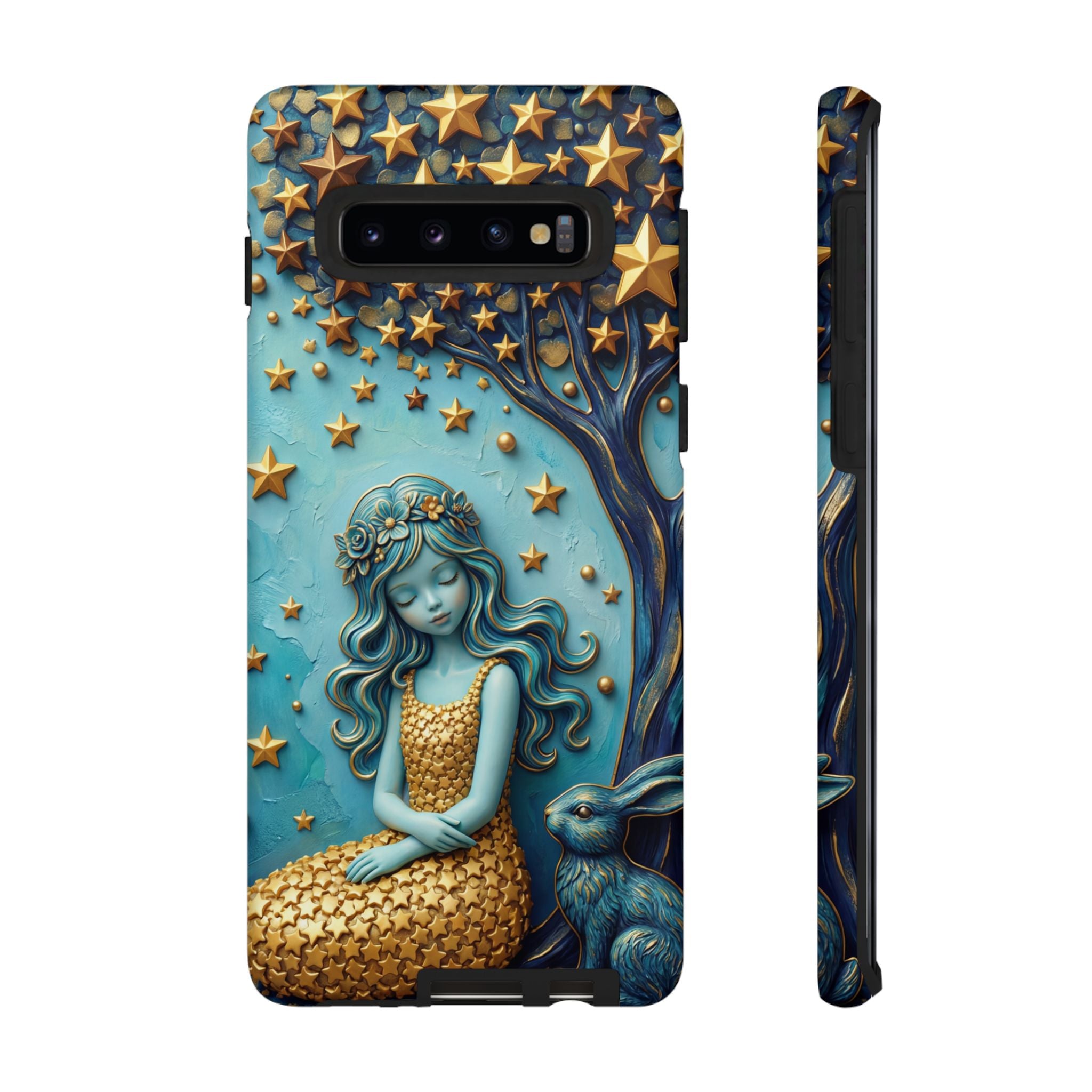 Dreamy Maiden & Star Tree Samsung Galaxy Phone Case