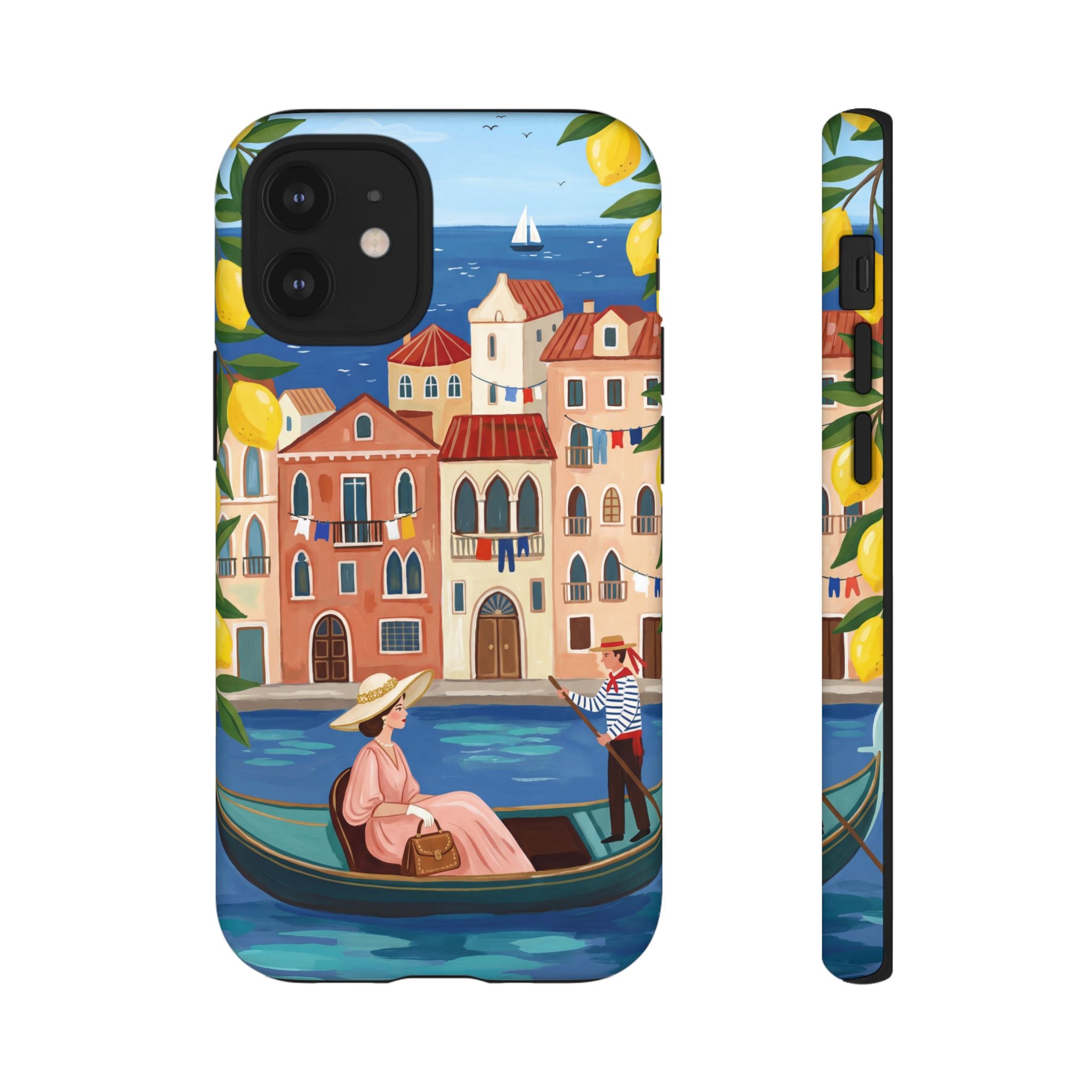 Venetian Gondola iPhone Case | Lemon Coast Waterfront Travel