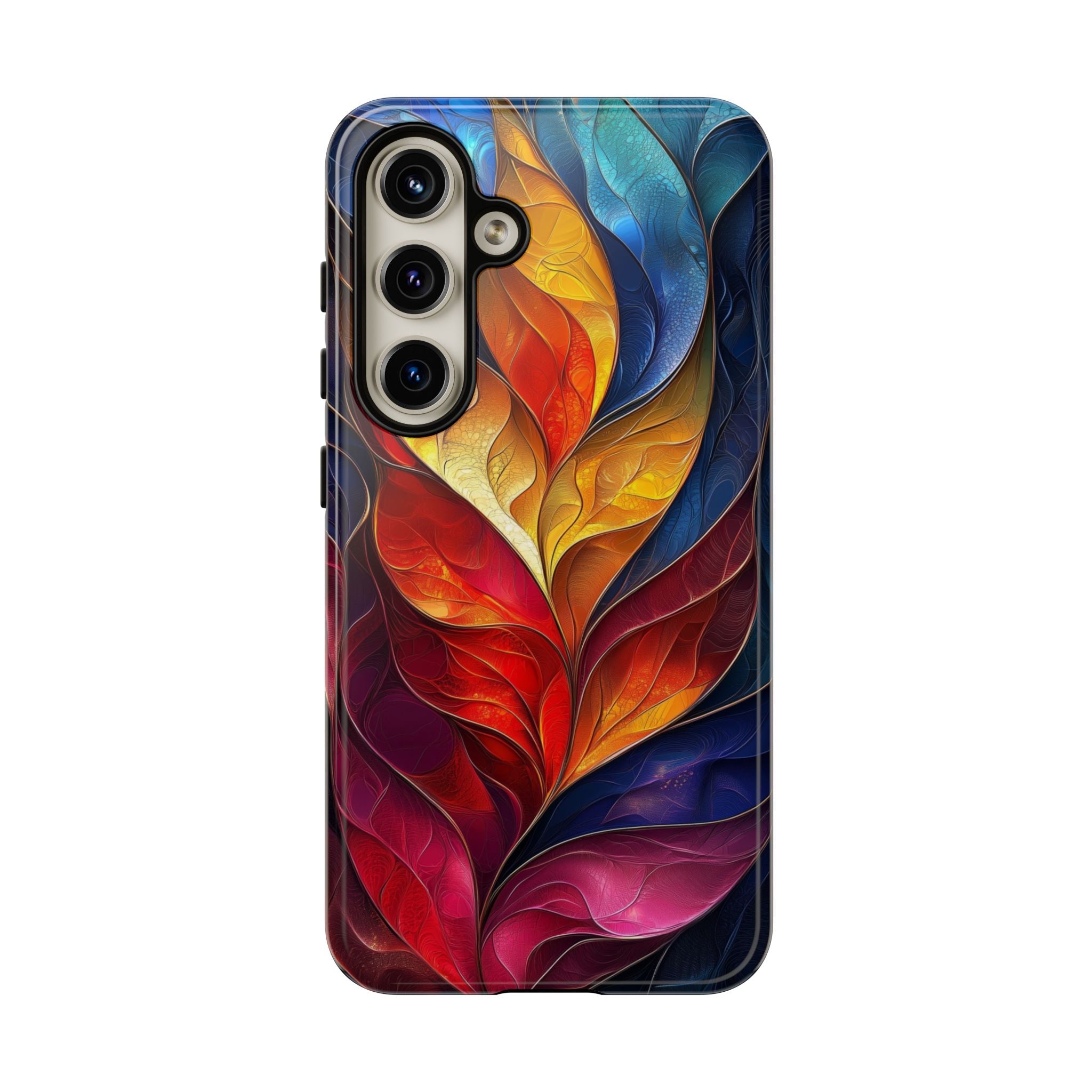 Abstract Colourful Leaf Samsung Galaxy Case