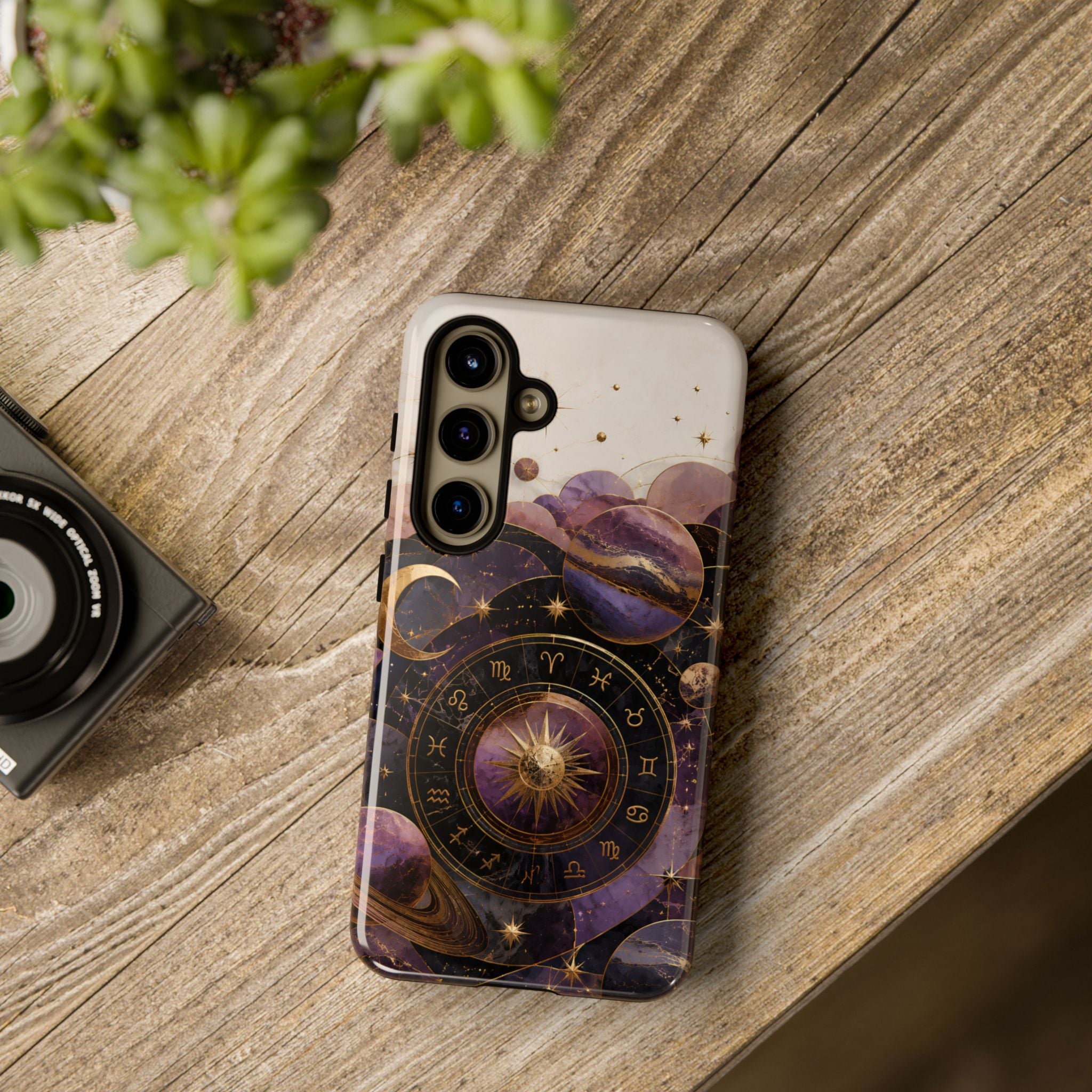 Vintage Zodiac Samsung Galaxy Phone Case | Celestial Moon Astrology Phone Case