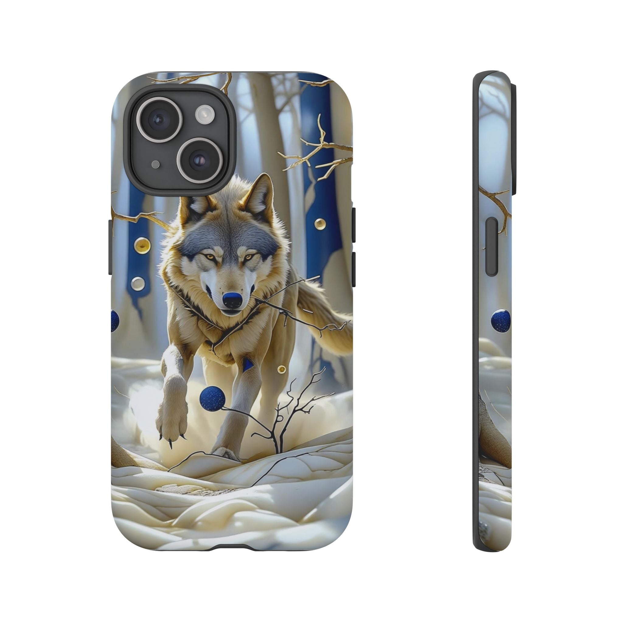 Wolf in Snow iPhone Case — Rugged Wildlife
