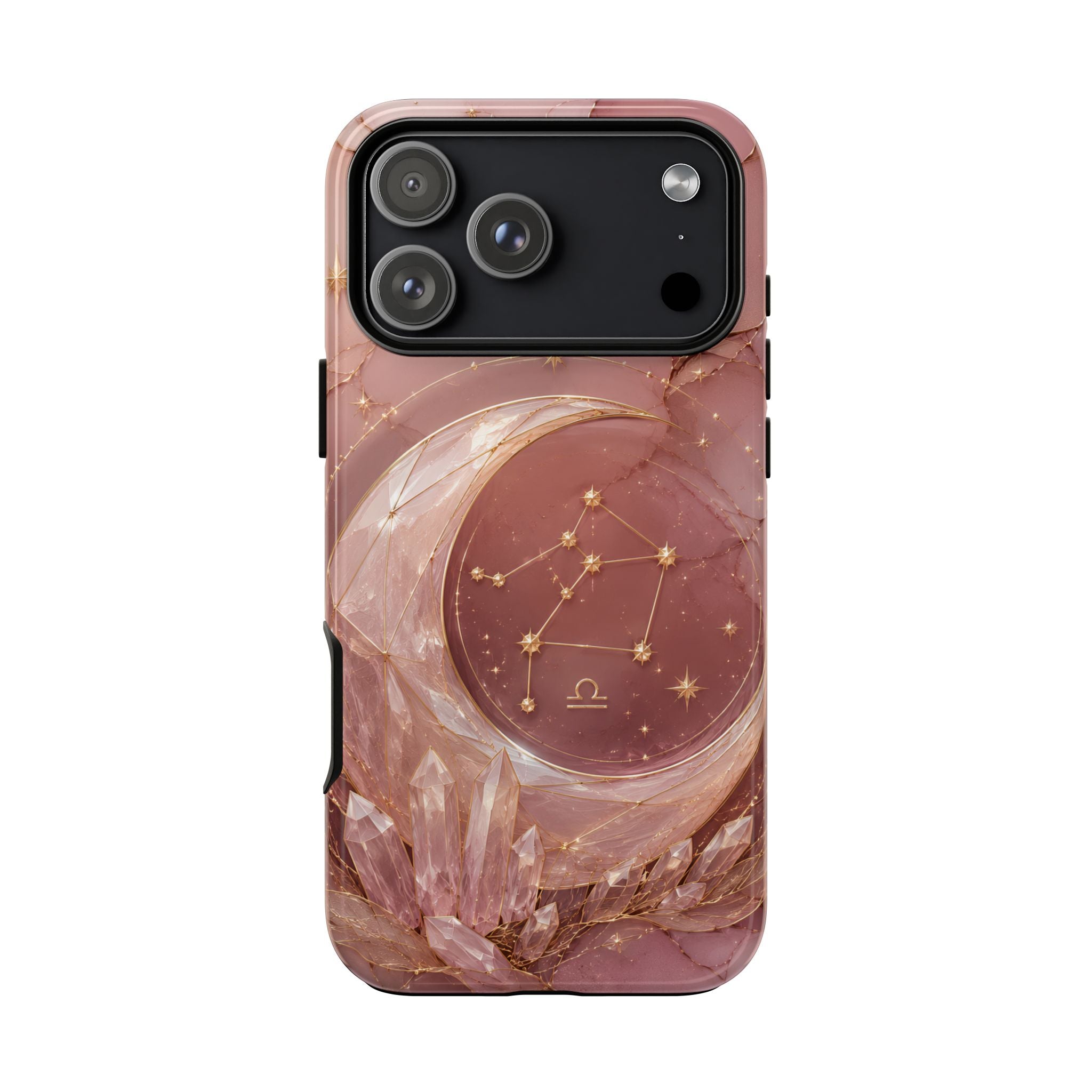 Libra Zodiac iPhone Case | Moon Crystal Astrology iPhone Case