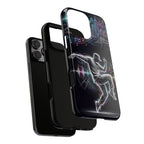 Custodia per iPhone Neon Skyline con Ballerina