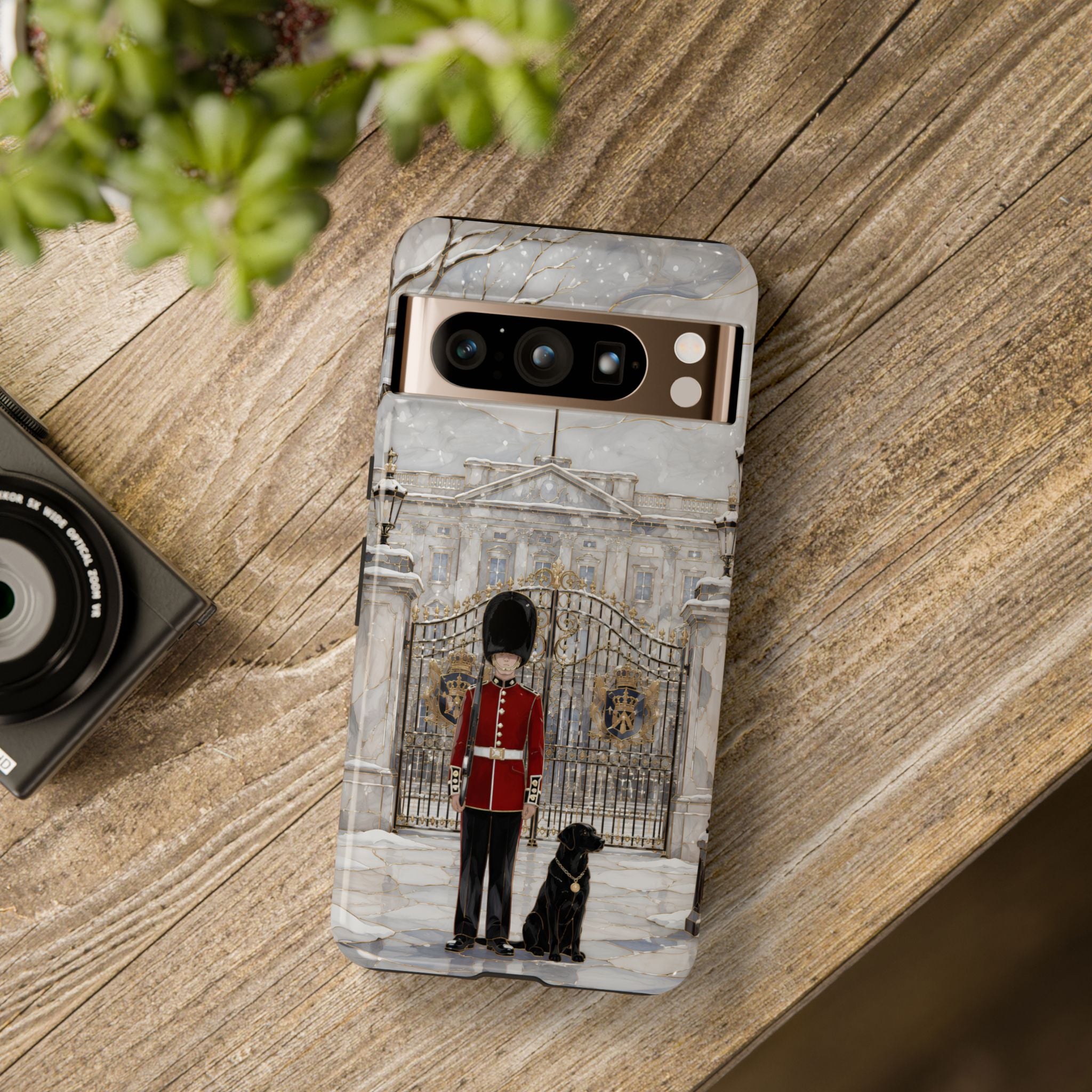 London Guard Google Pixel Phone Case | Winter Palace Scene iPhone Case