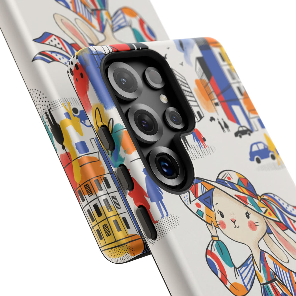 Chic Bunny City Samsung Galaxy Phone Case