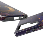 Moon & Stars Samsung Galaxy Phone Case | Celestial Crescent Moon Phone Case