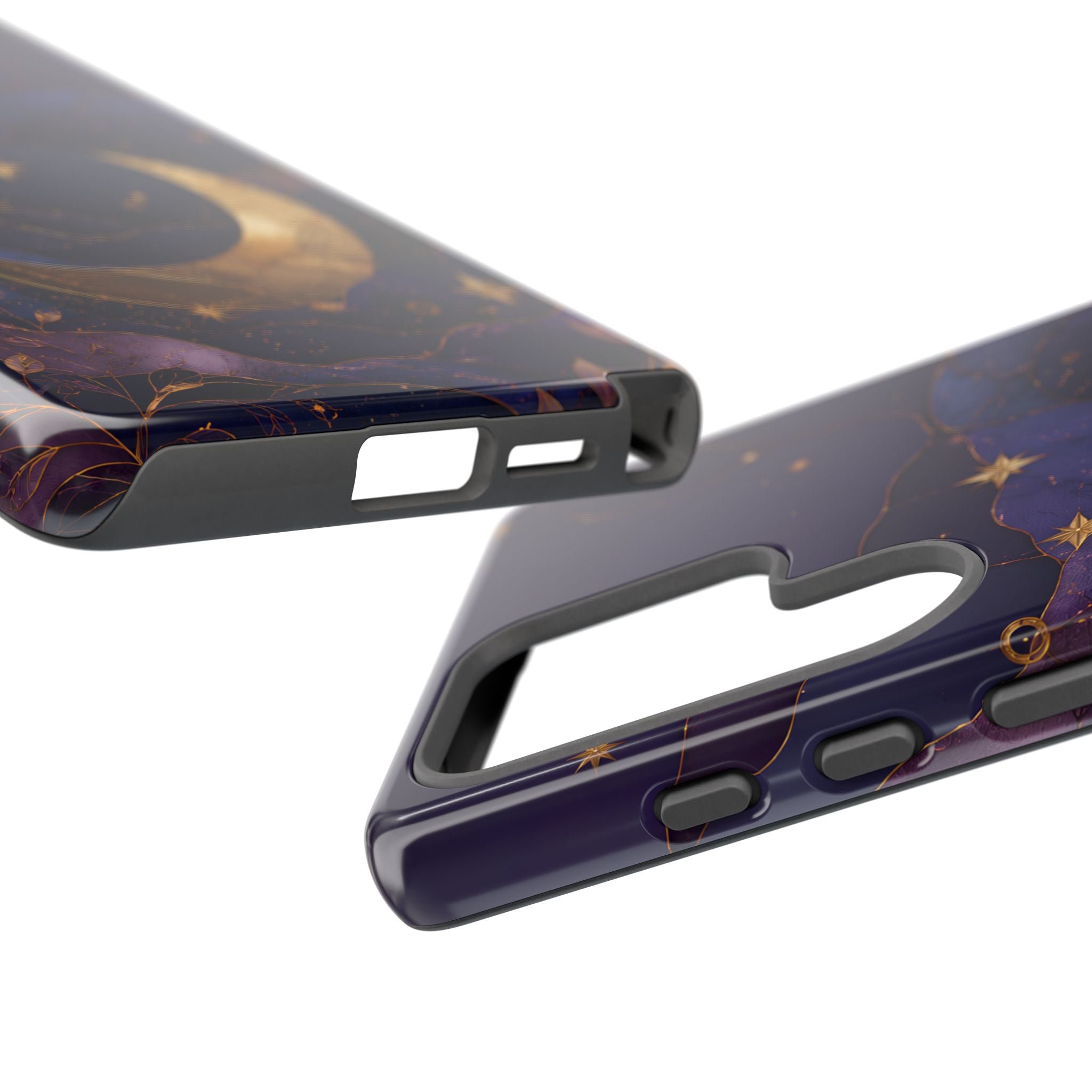 Moon & Stars Samsung Galaxy Phone Case | Celestial Crescent Moon Phone Case