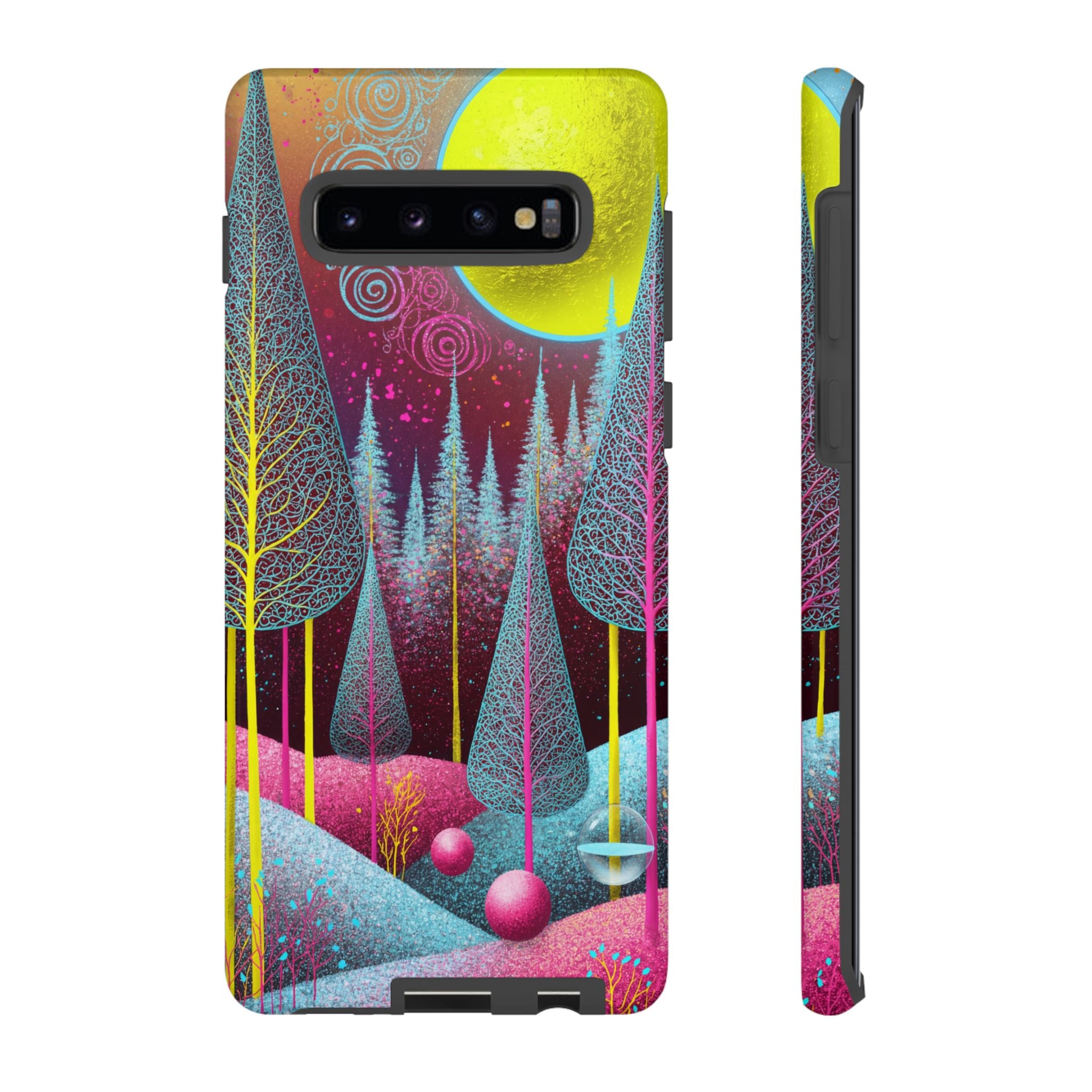 Neon Dreamscape Forest Samsung Galaxy Case