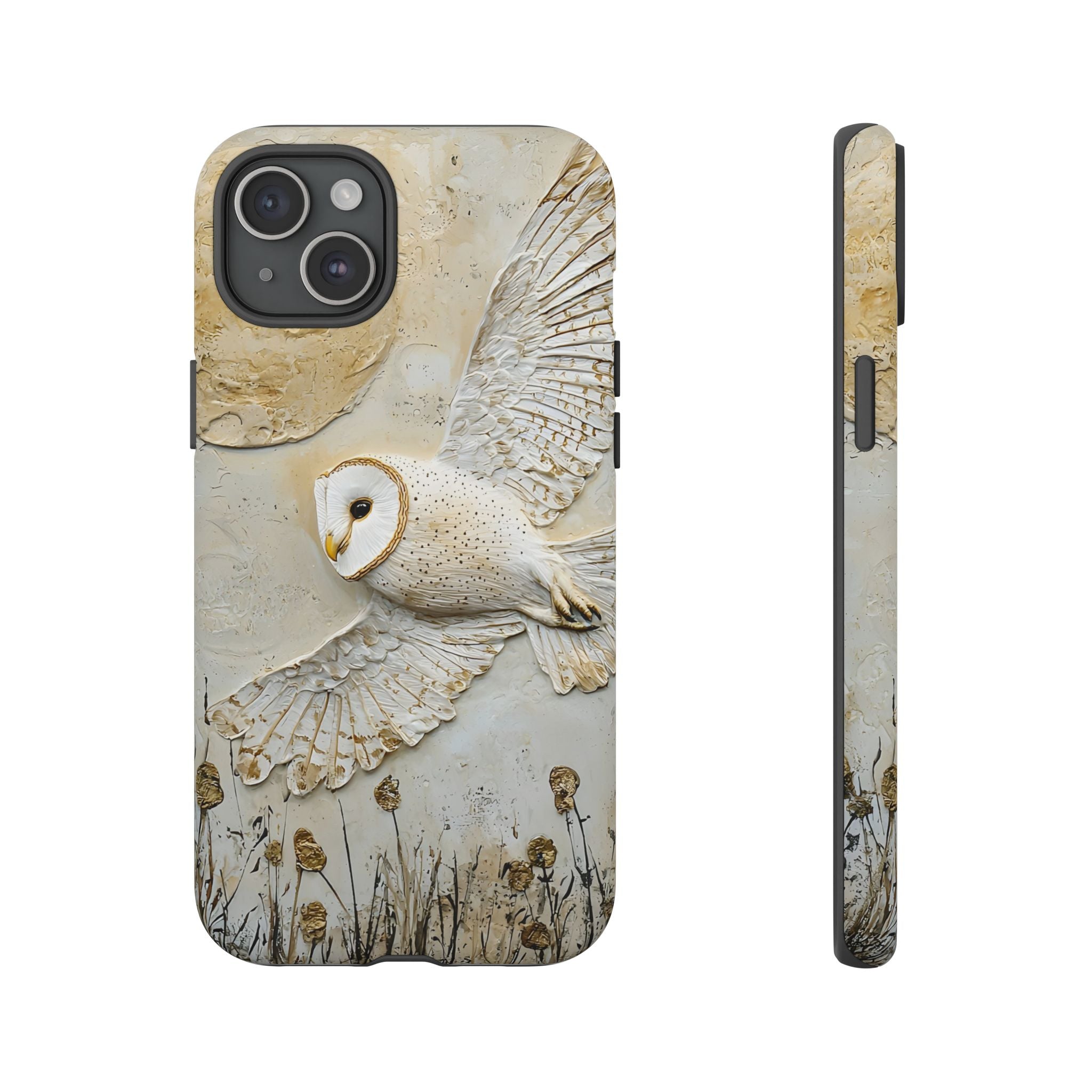 Barn Owl iPhone Case — Elegant Flying Owl Wildlife