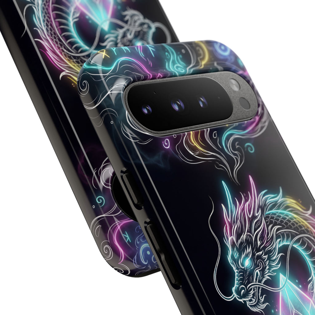 Neon Loong Crystal Google Pixel Phone Case
