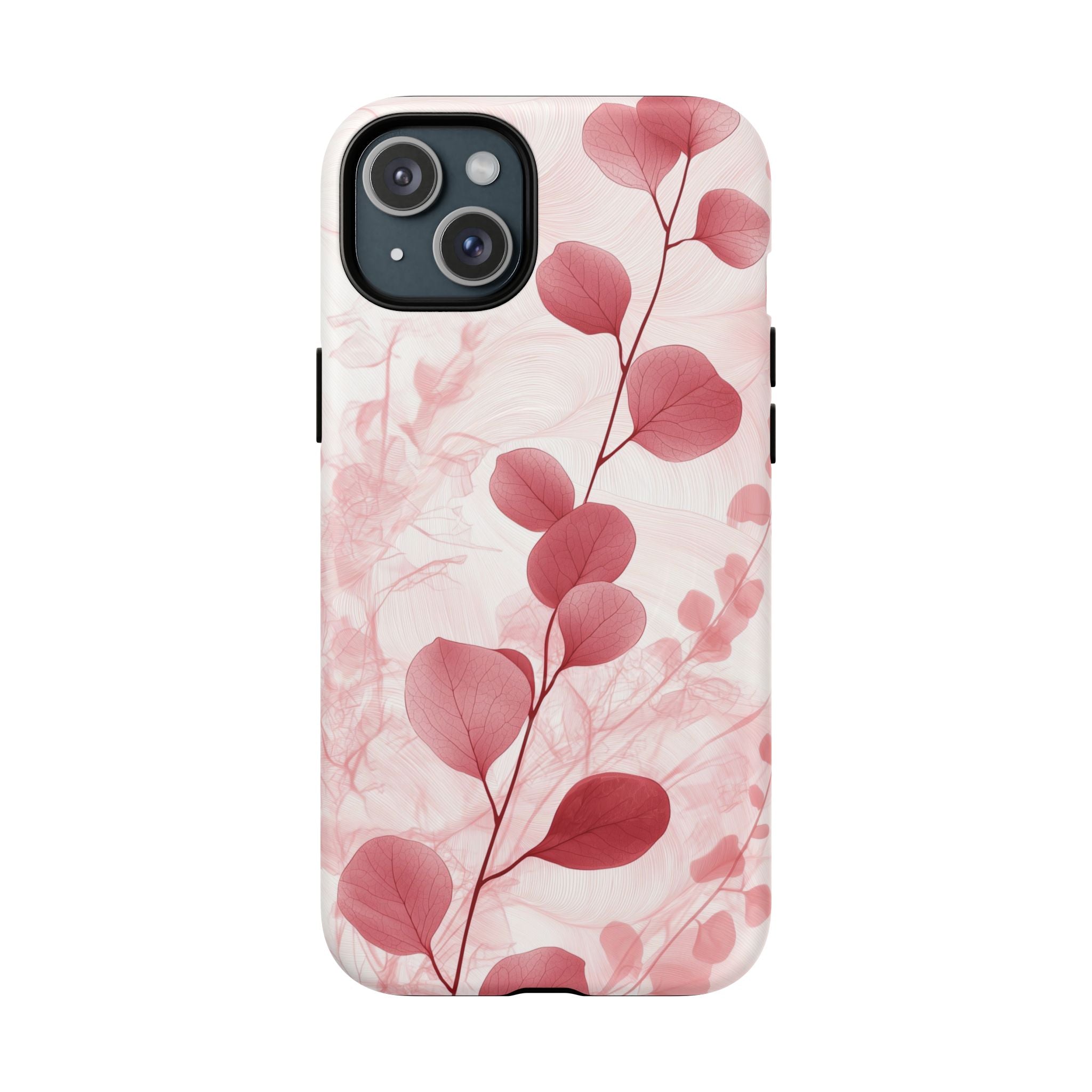 Pink Botanical Floral Eucalyptus MagSafe iPhone Case