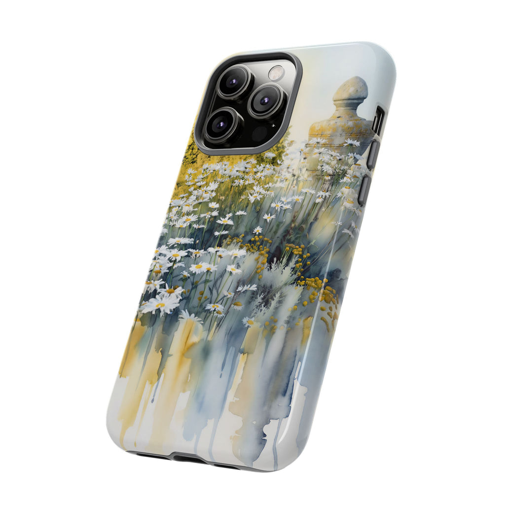 Cover per iPhone "Giardino Fiorito Margherite Acquerello"