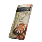 Red Panda Google Pixel Phone Case | Bamboo Forest Phone Case