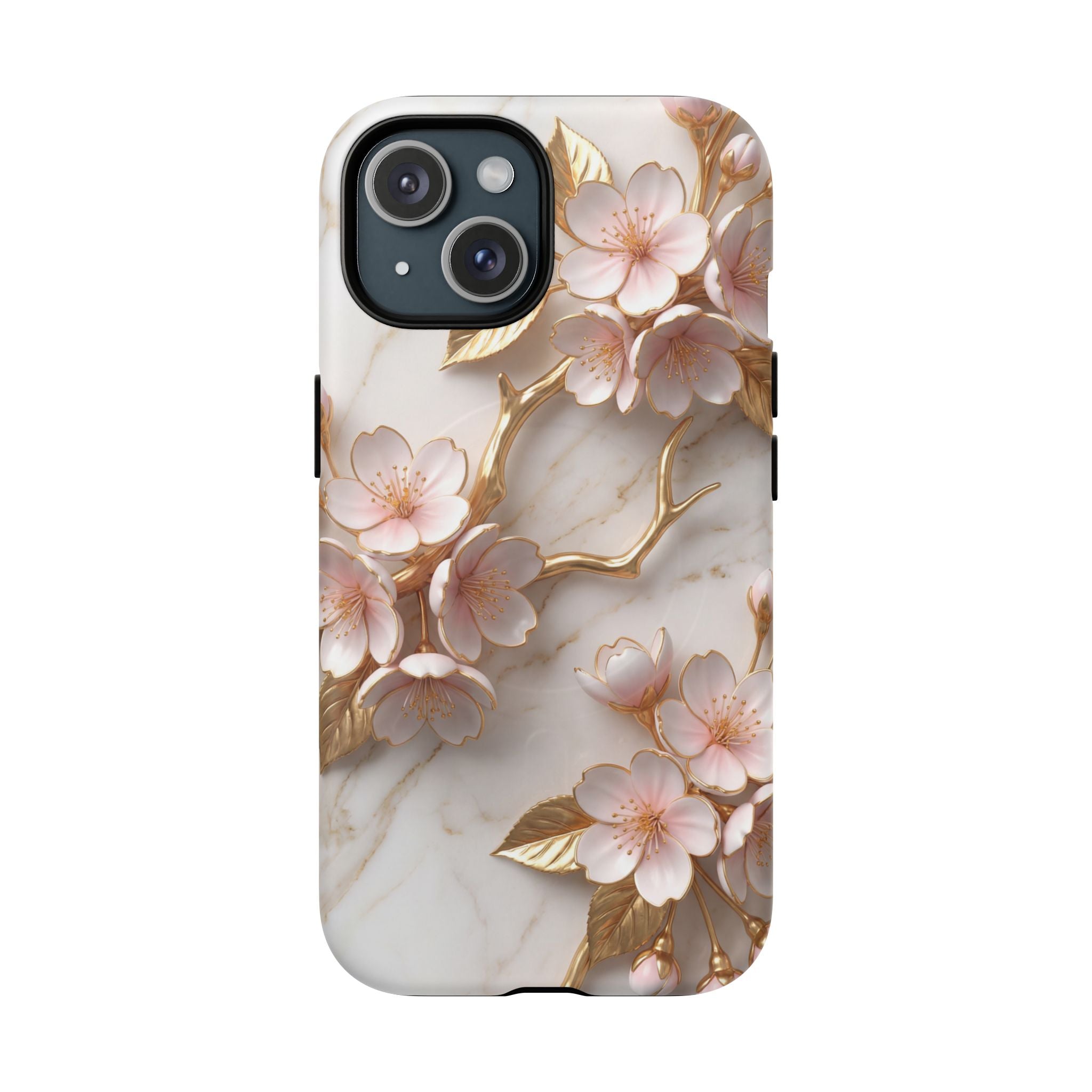 Floral Cherry Blossom MagSafe Phone Case — Tough Protective iPhone Cover