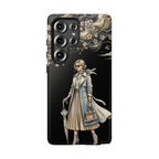 Vintage Chic Samsung Galaxy Phone Case | Stylish Woman Illustration