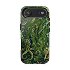 Octopus Tough iPhone Case | Jewel Green Ocean Animal Cover