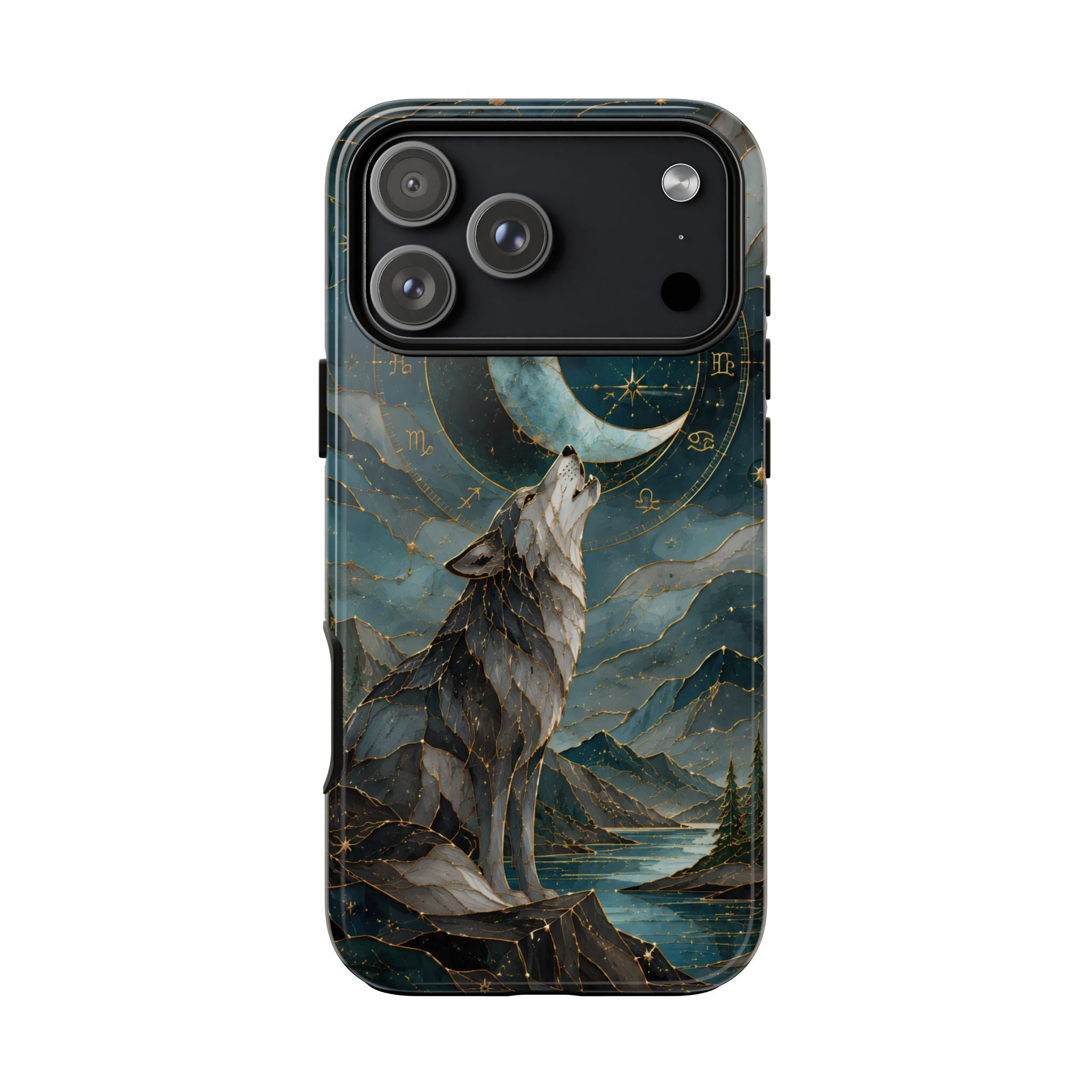 Wolf Moon iPhone Case | Celestial Wolf iPhone Case