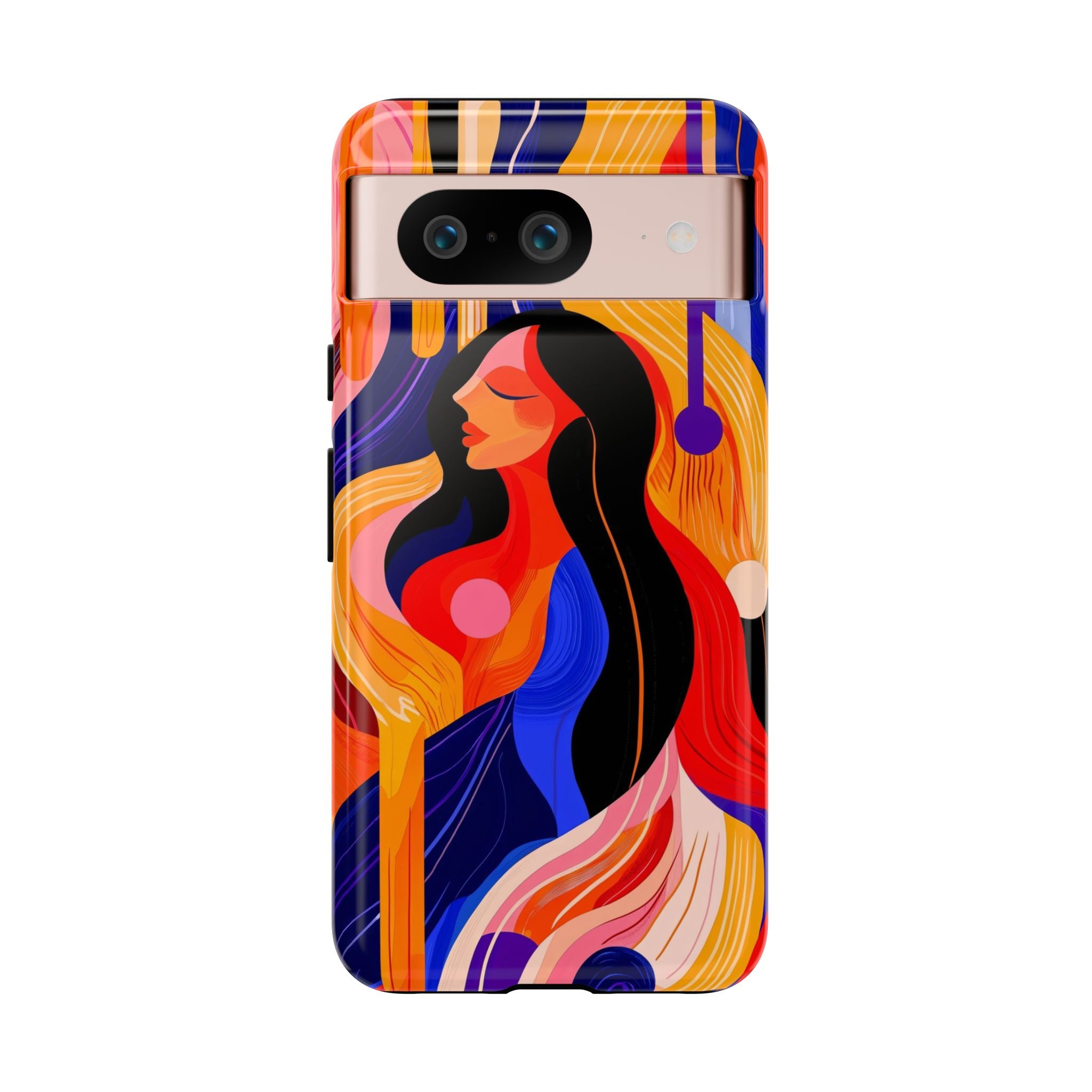 Abstract Colourful Woman Google Pixel Tough Case | Vibrant Artistic