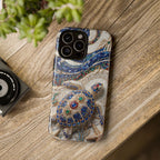 Sea Turtle Mosaic iPhone Case – Decorative Ocean Art Protective Case