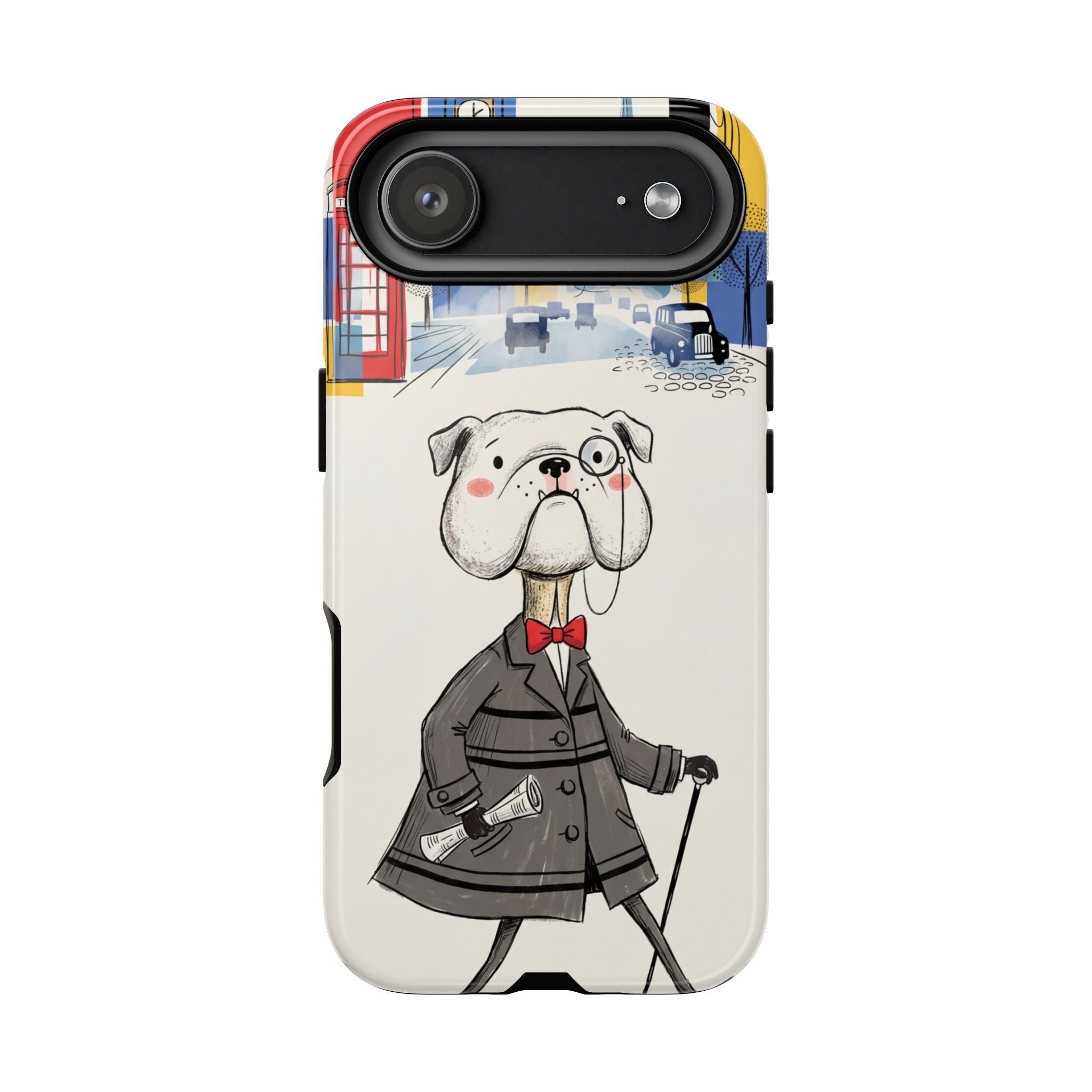 Vintage Dapper Gentleman Bulldog iPhone Case