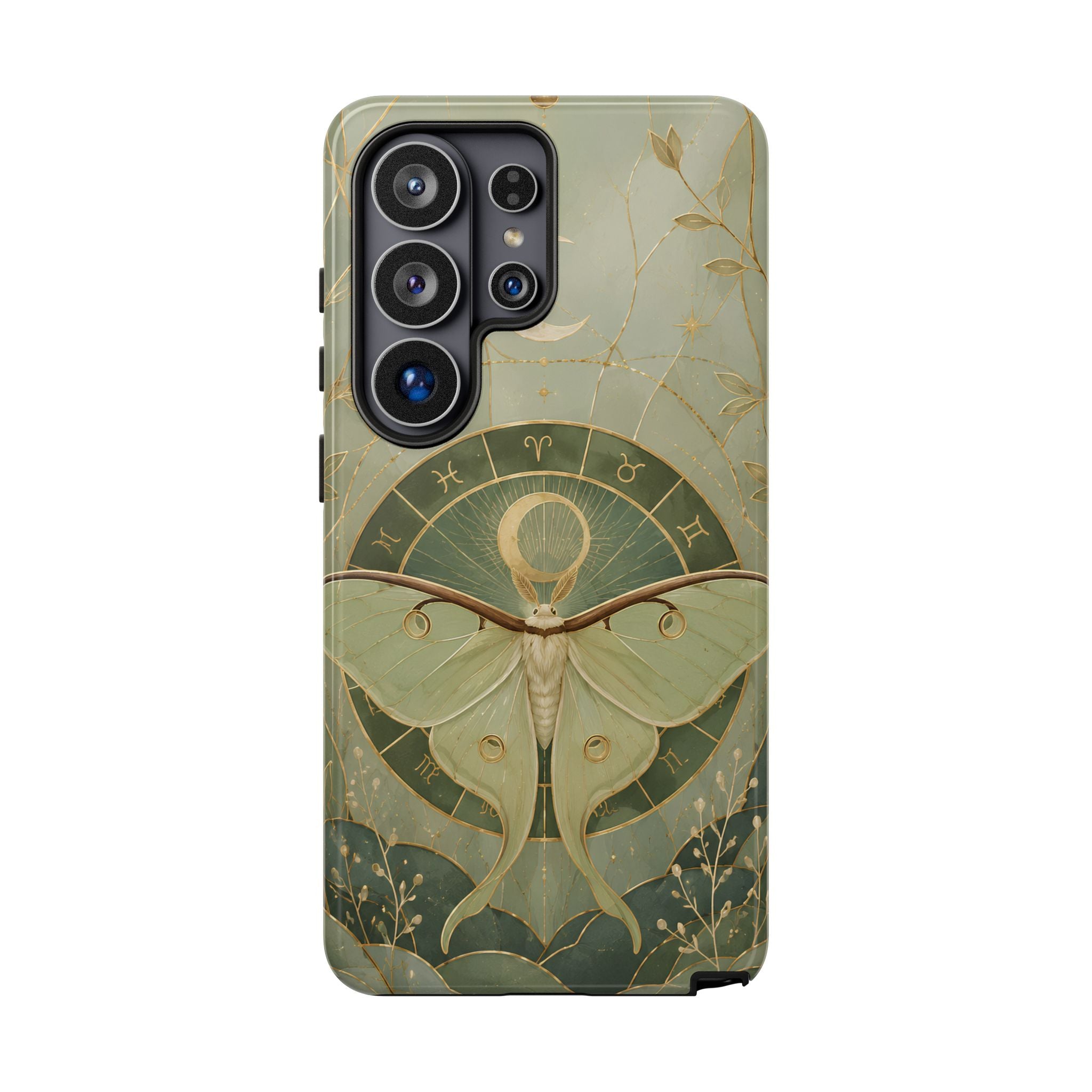 Luna Moth Samsung Galaxy Phone Case | Celestial Moth Phone Case
