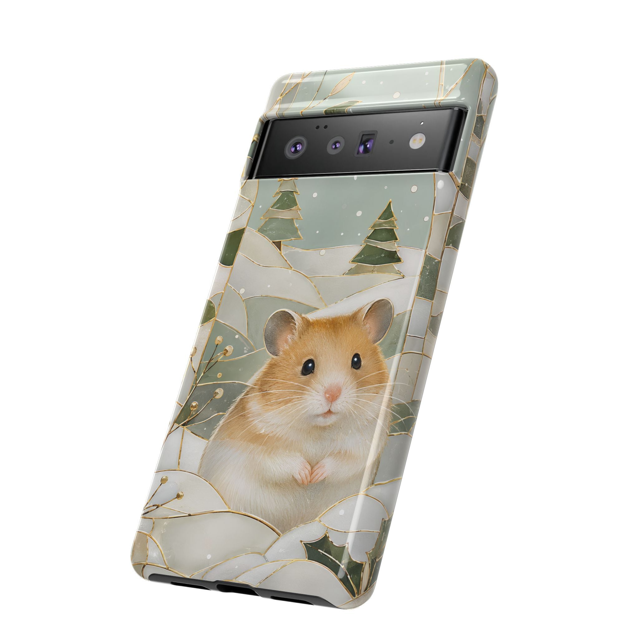 Hamster Google Pixel Phone Case | Winter Hamster Phone Case