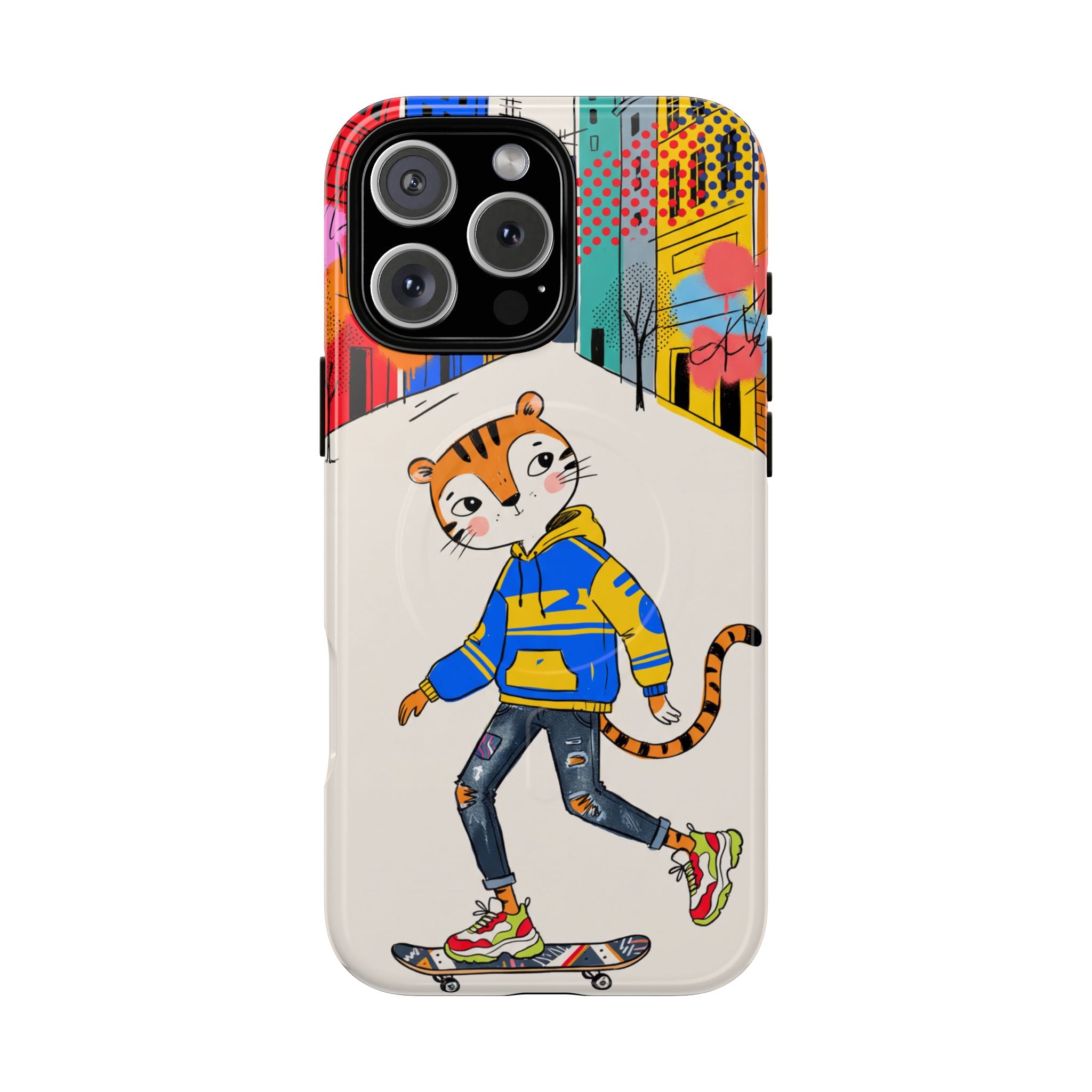 Skater Tiger MagSafe iPhone Case