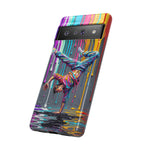 Colorful Breakdancer Graffiti Tough Google Pixel Phone Case