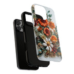 Floral Quilling Tough iPhone Case — Orange Daisy