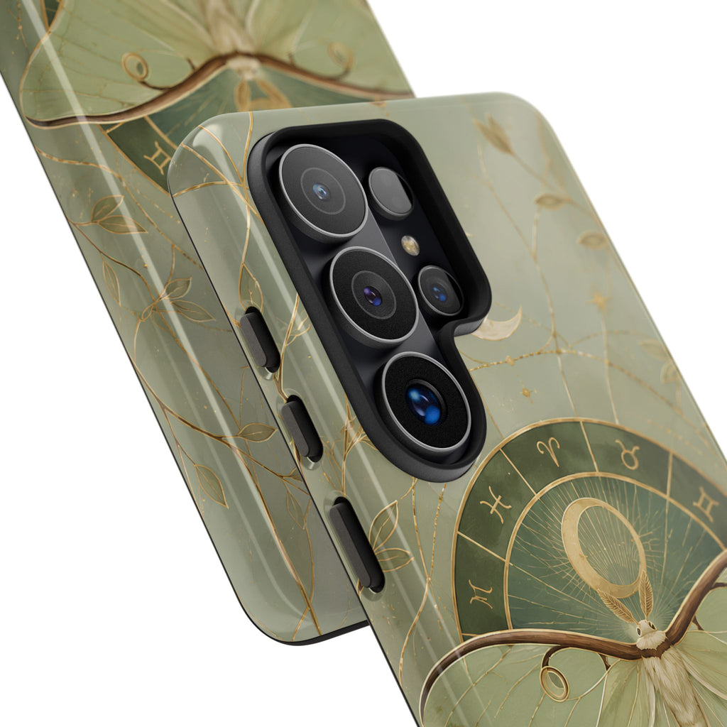 Luna Moth Samsung Galaxy Phone Case | Celestial Moth Phone Case