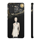 Cover per Samsung Galaxy Fantasia Notte Stellata | Illustrazione Donna Elegante