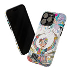 Drummer Boy iPhone Case | Colorful Cartoon Drum Kit Protective Cover