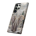 Elephant Samsung Galaxy Phone Case | Winter Forest Phone Case