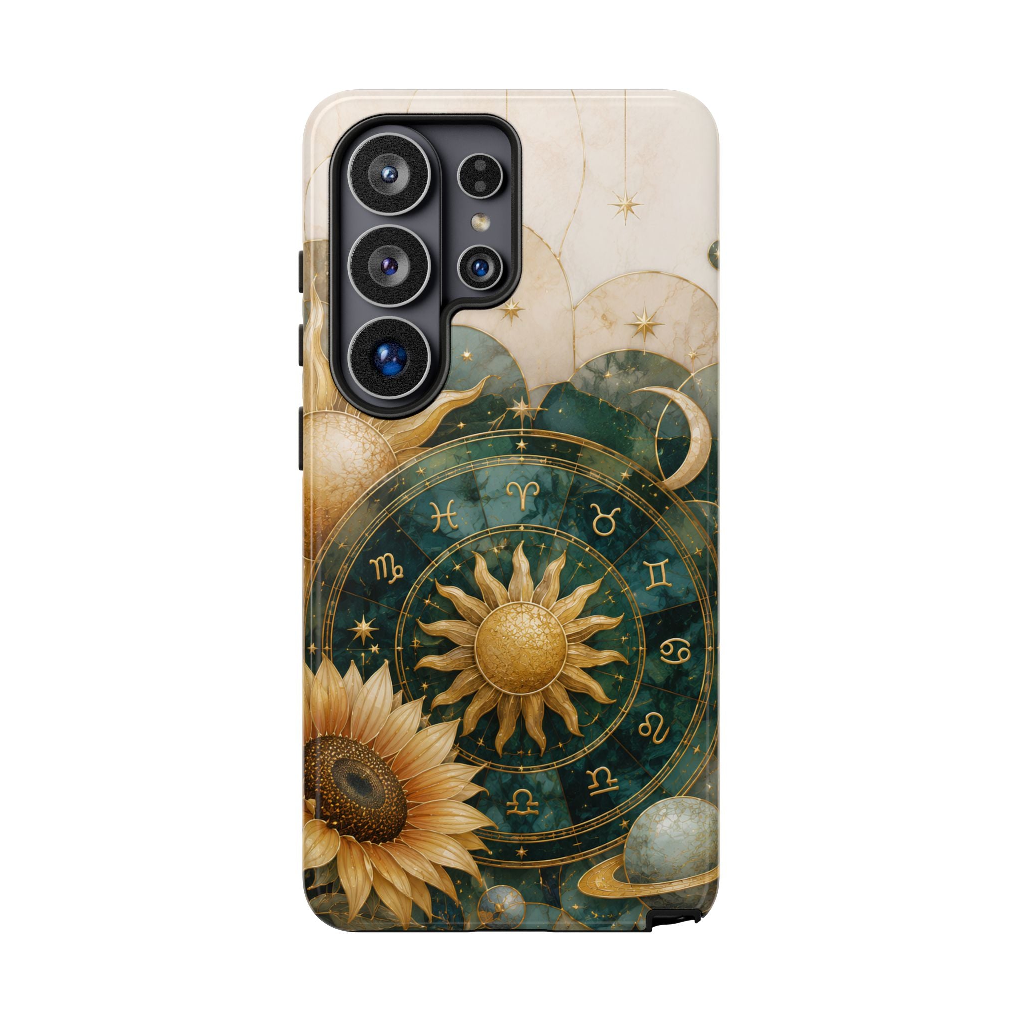 Celestial Sun Samsung Galaxy Phone Case | Zodiac Wheel Phone Case