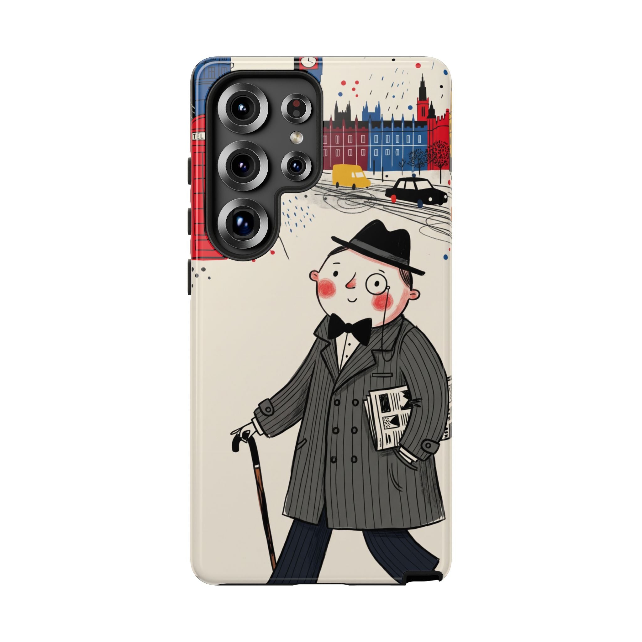 Detective in London Samsung Galaxy Phone Case