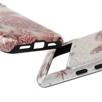 Pink Sea Turtle Shell Beachy Protective Google Pixel Phone Case Cover