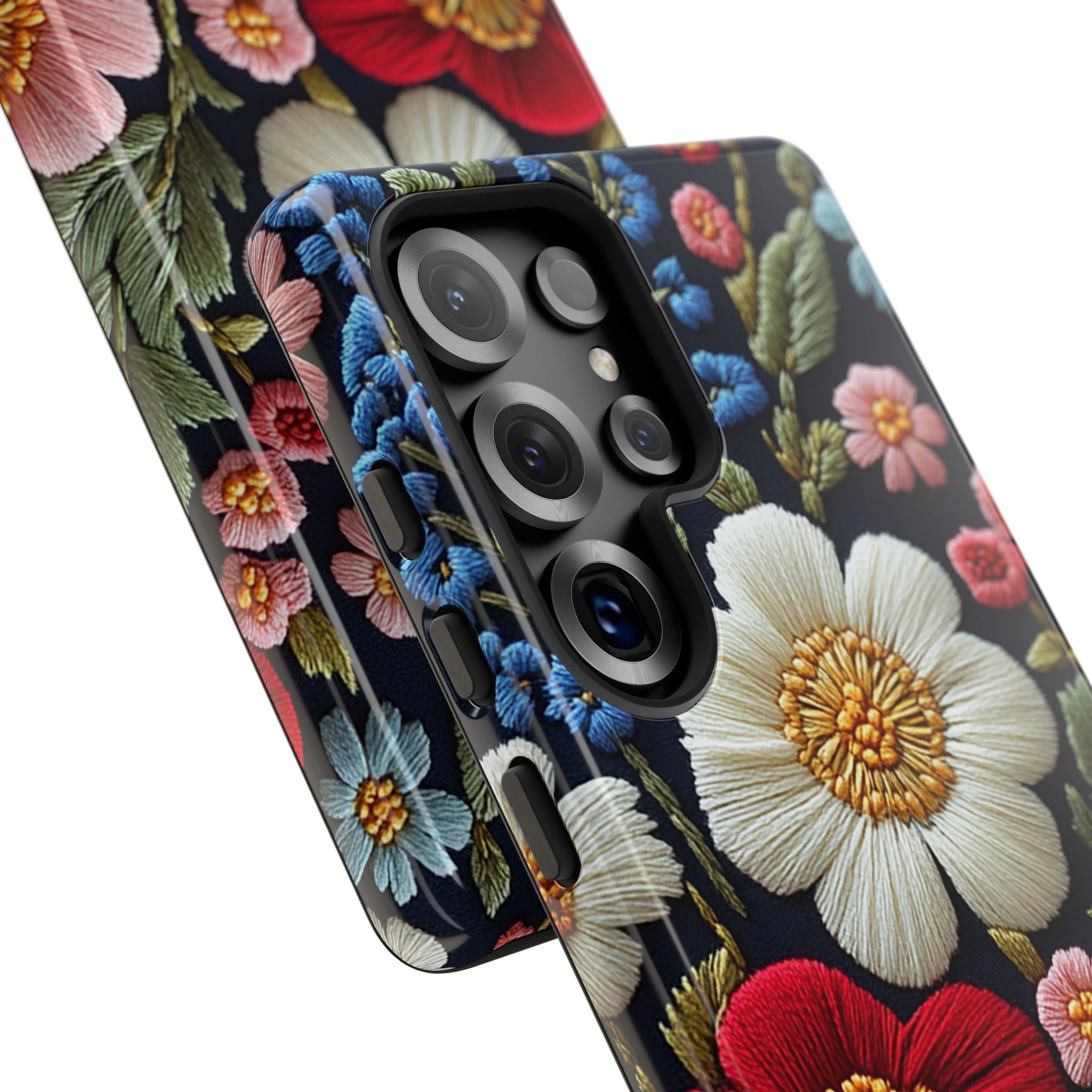 Floral Embroidered Garden Samsung Galaxy Case