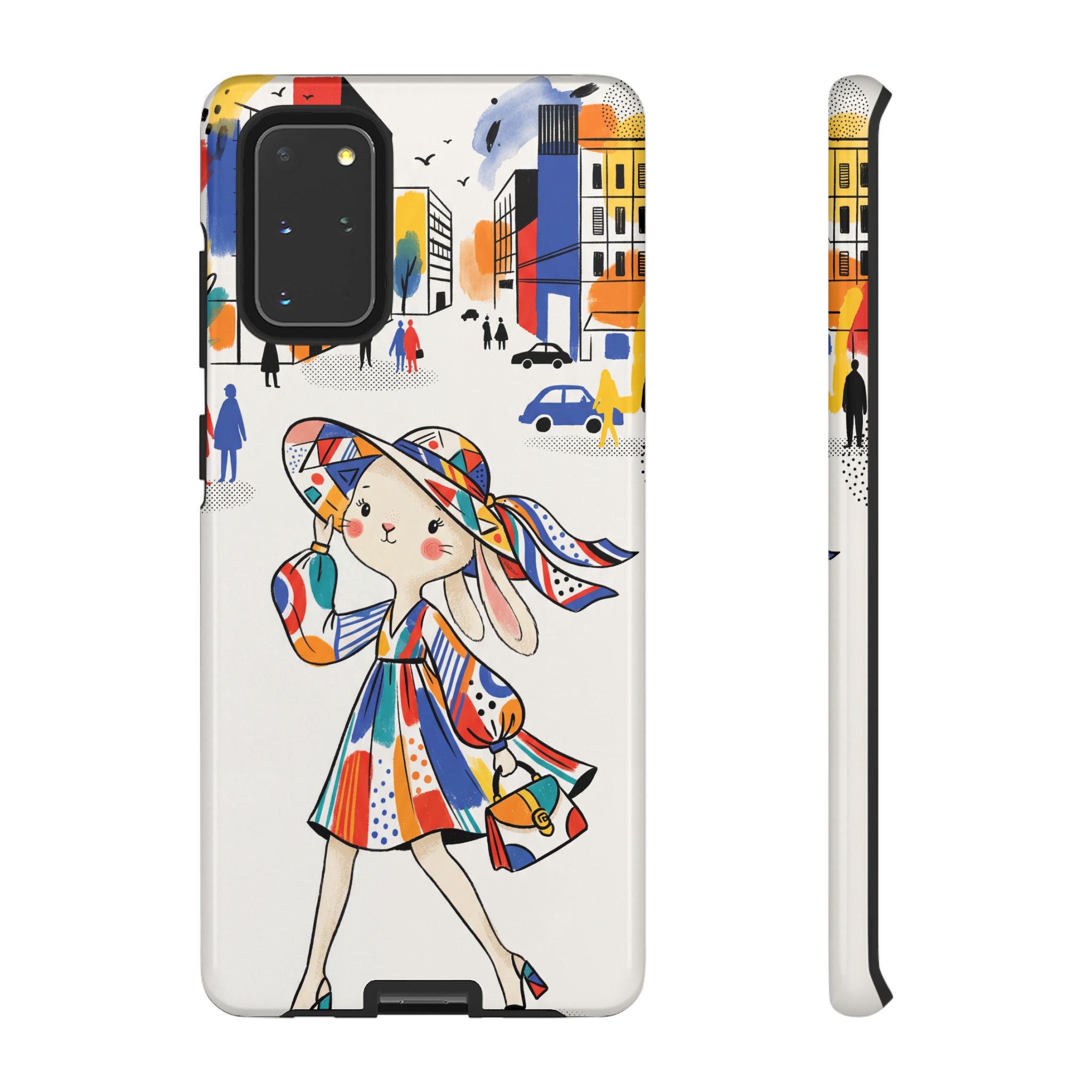 Chic Bunny City Samsung Galaxy Phone Case